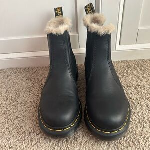 WORN ONCE!! Black Doc Martens